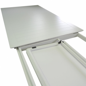 Tavolo alluminio el paso allungabile bianco rettangolare cm220/330x110h76