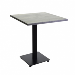 Top tavolo resina per esterno grigio quadro cm56x56x3