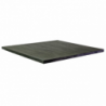 Top tavolo resina per esterno grigio quadro cm80x80x3