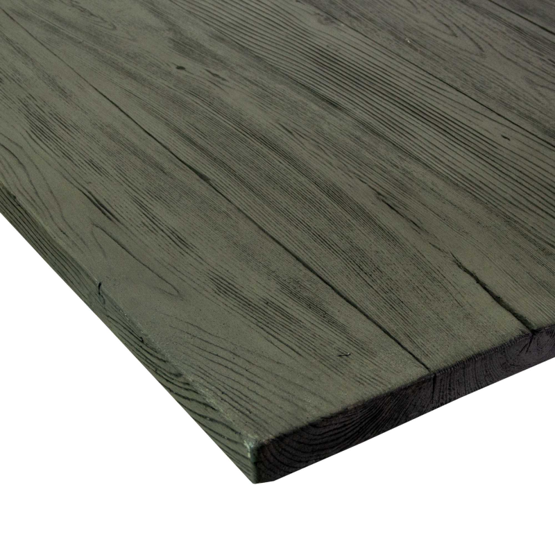 Top tavolo resina per esterno grigio quadro cm80x80x3