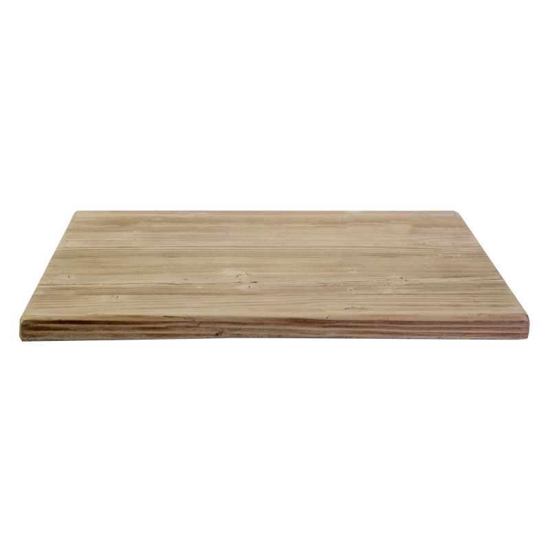Top tavolo resina per esterno naturale quadro cm80x80h3