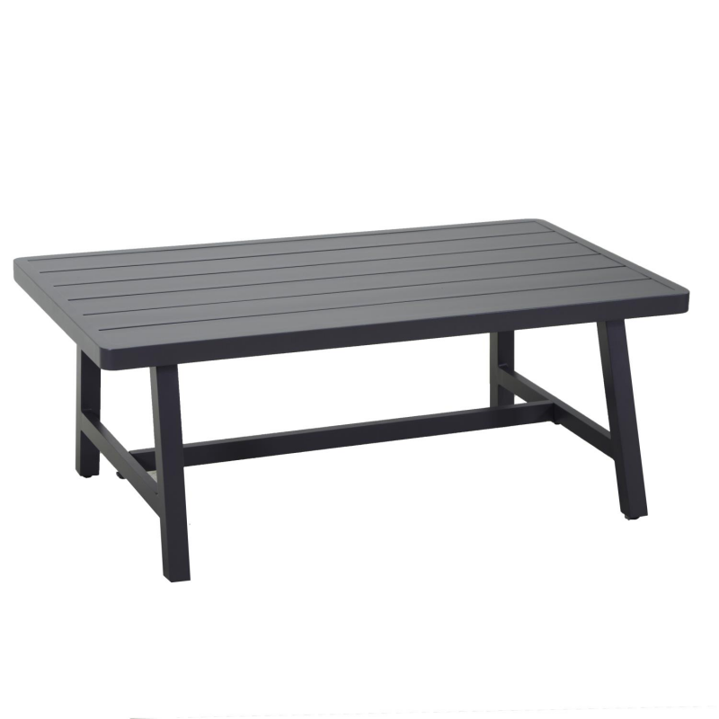 Salotto alluminio Riverdale angolare smontato antracite