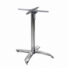 Base tavolo alluminio grigio ribaltabile cm42x52h72