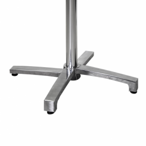Base tavolo alluminio grigio ribaltabile cm52x52h72