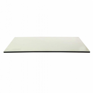 Zoom Top tavolo hpl bianco rettangolare cm55x69x1