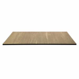 Top tavolo hpl effetto legno naturale quadro cm59x59x1