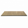 Top tavolo hpl effetto legno naturale quadro cm59x59x1