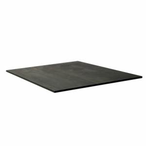 Top tavolo hpl effetto legno nero rettangolare cm55x69x1