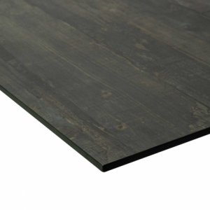 Top tavolo hpl effetto legno nero rettangolare cm55x69x1