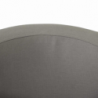 Poltrona alluminio Riverside tortora cm62x61h49/64/79