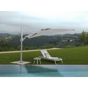 Lettino alluminio Medford bianco cm206x68h32/102