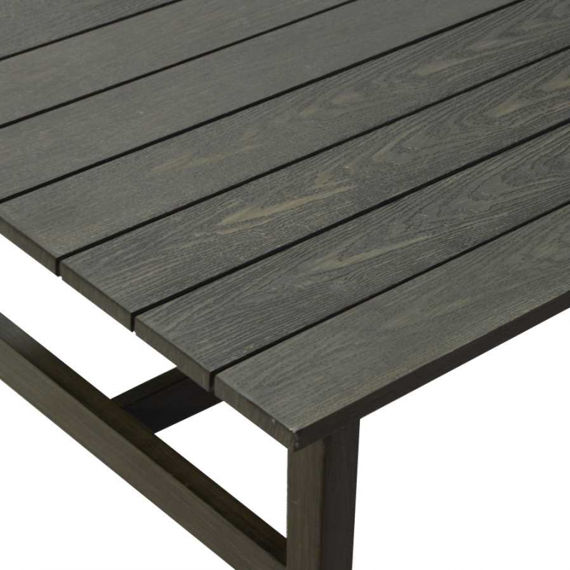 Salotto alluminio Newton 3 posti cuscini marrone