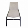 Lettino alluminio textilene Altamura antracite cm191/203,5x65/70h42,5/97