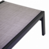 Lettino alluminio textilene Altamura antracite cm191/203,5x65/70h42,5/97