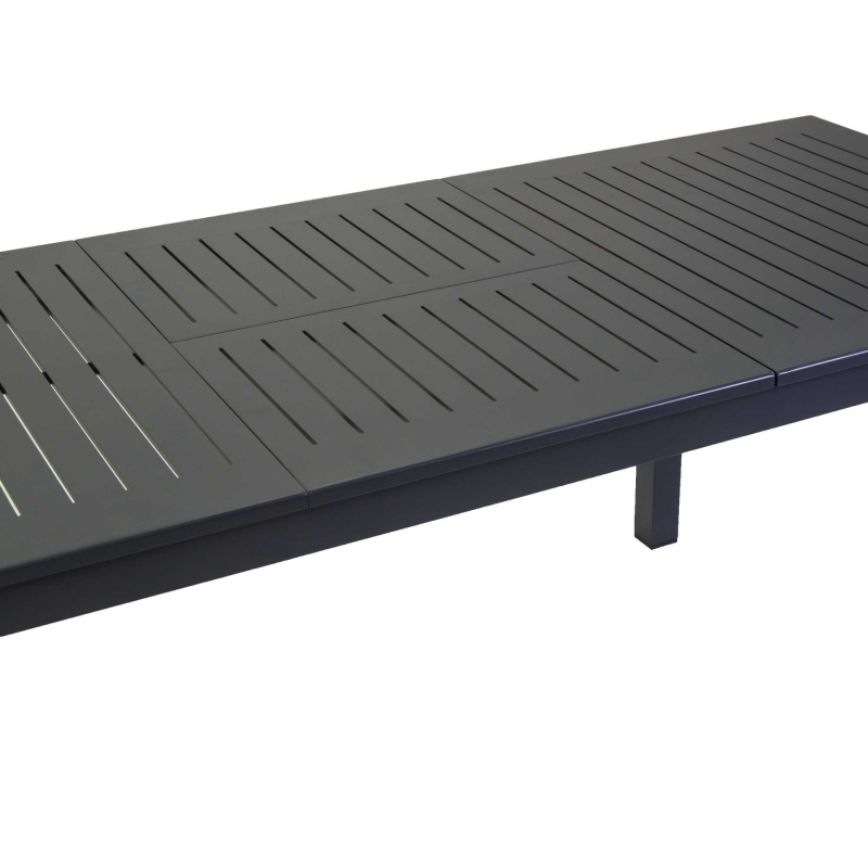 Tavolo alluminio Monterey allungabile antracite cm150/210x89h75