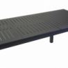 Tavolo alluminio Monterey allungabile antracite cm150/210x89h75