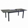 Tavolo alluminio Monterey allungabile antracite cm150/210x89h75
