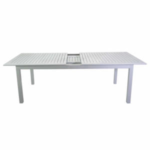 Tavolo alluminio Monterey allungabile bianco cm220/280x100h75