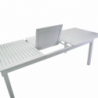 Tavolo alluminio Monterey allungabile bianco cm220/280x100h75