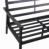Salotto alluminio Shelton 3 posti antracite