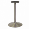 Base tavolo acciaio colore inox tondo cm ø45h72 Verniciatura A Polvere