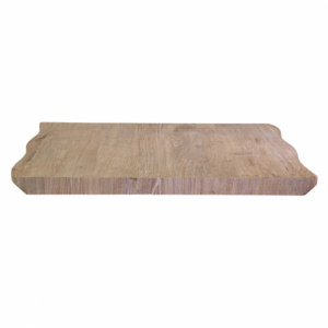 Zoom Top tavolo legno Canberra naturale quadro cm 80x80x4