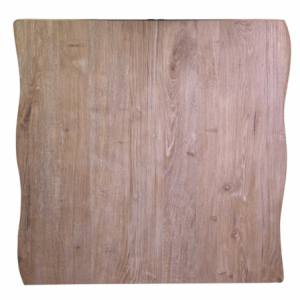 Solo top tavolo legno Canberra naturale quadro cm 80x80x4