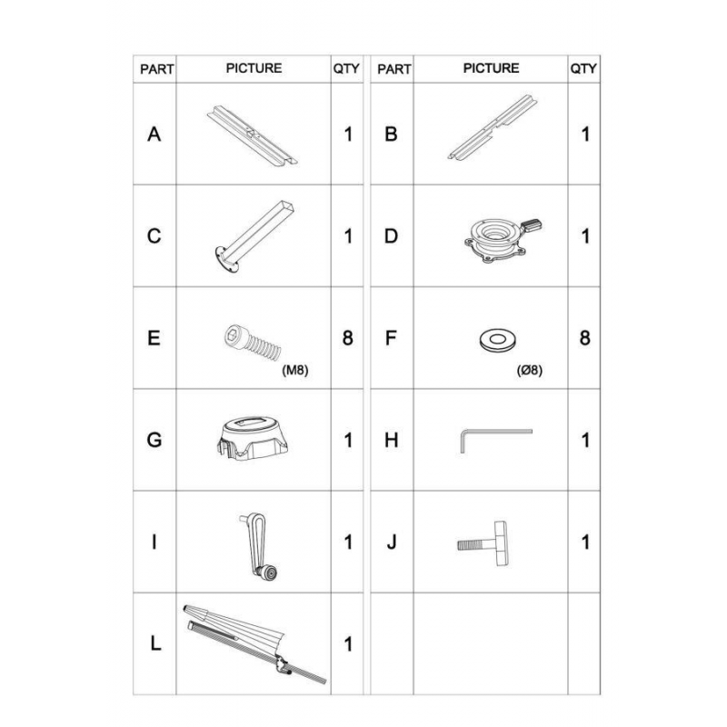 Ombrellone alluminio montana 4x4h2,95m sabbia palo laterale