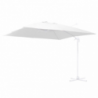 Ombrellone alluminio montana 3x4h2,80m bianco panna palo laterale