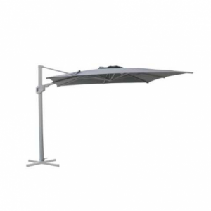 Ombrellone Noah alluminio grigio 3x3M con cover