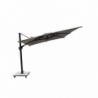 Ombrellone Noah alluminio palo lateraleantracite 3x3M con cover