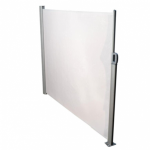 Tenda laterale cm300x140 alluminio antracite tessuto grigio