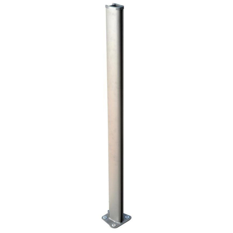 Tenda laterale cm300x140 alluminio antracite tessuto grigio