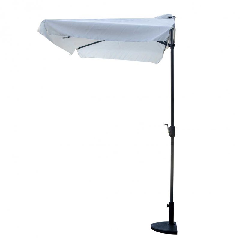 Ombrellone alluminio elmira decentrato bianco cm230x130 (no base)