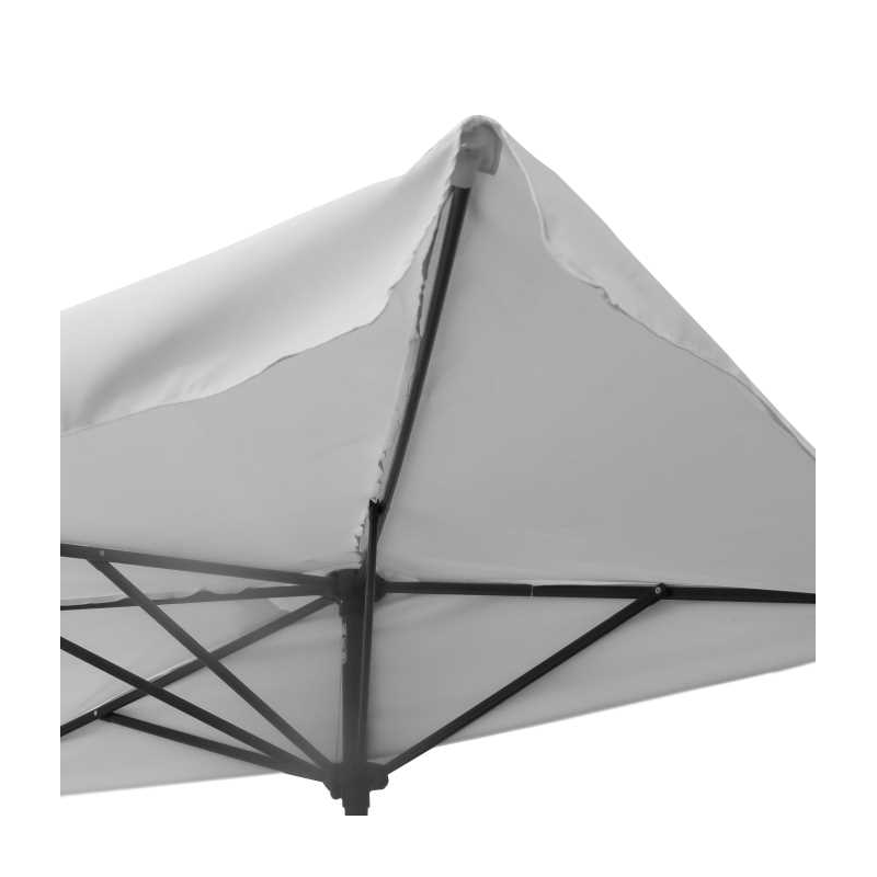 Ombrellone alluminio elmira decentrato bianco cm230x130 (no base)