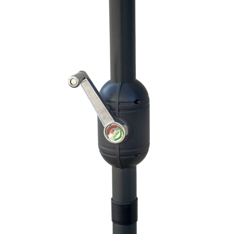 Ombrellone alluminio elmira decentrato sabbia cm230x130 (no base)