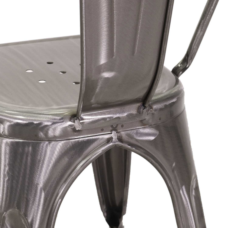 Sedia ferro new bristol galvanizzato cm43x43h45/84