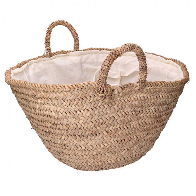 Borsa paglia naturale cm ø45h32/40