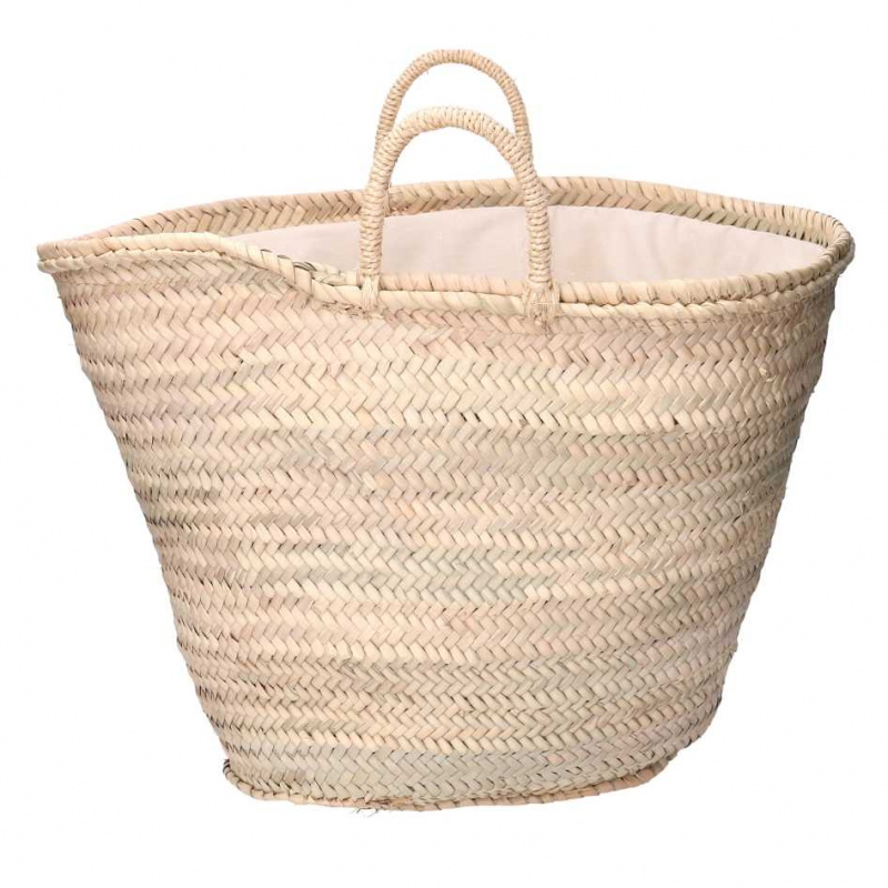 Borsa paglia naturale 50x30x35 cm elegante e capiente