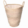 Borsa paglia naturale 50x30x35 cm elegante e capiente