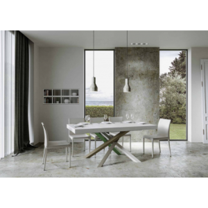 Zoom Tavolo allungabile 90x180/284 cm Volantis Premium telaio gambe 4 colori (A)