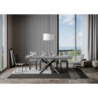 Tavolo allungabile 90x140/244 cm Famas Premium telaio Antracite