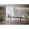 Tavolo allungabile 90x180/284 cm Karamay Premium telaio Antracite