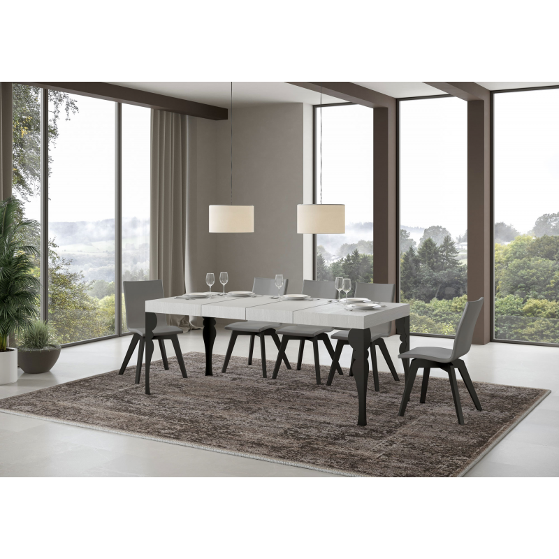 Tavolo allungabile 90x120/224 cm Paxon Premium telaio Antracite