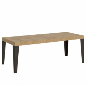 Tavolo allungabile 90x160/264 cm Flame Premium telaio Antracite