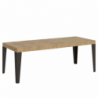 Tavolo allungabile 90x160/264 cm Flame Premium telaio Antracite