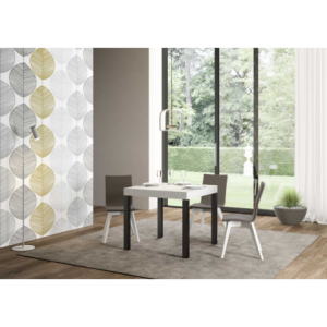 Zoom Tavolo allungabile 90x90/246 cm Everyday Premium telaio Antracite