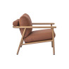 Salotto Cartagena Alluminio Effetto Legno Cuscini Rossi Moia