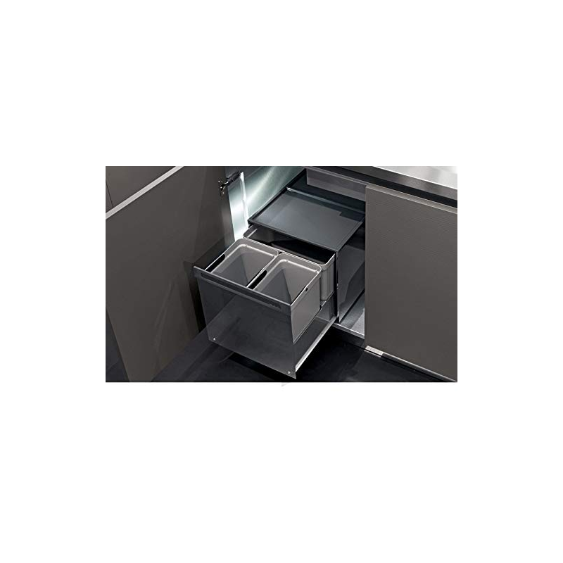 Pattumiera Box3 Grigio chiaro