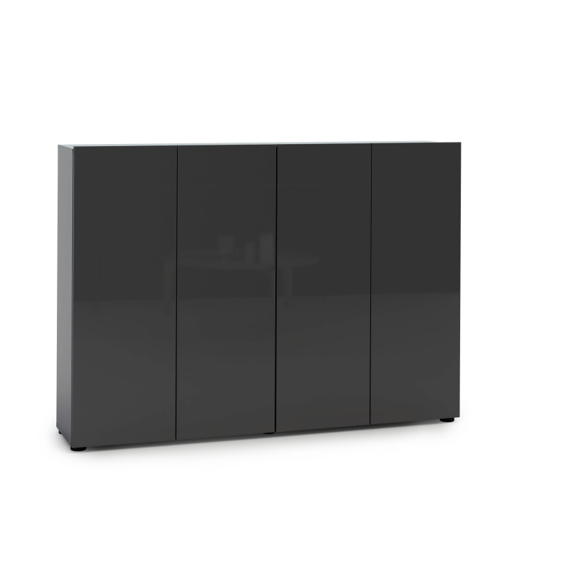 Scarpiera a 4 ante con 5+5 ripiani MISTER made in Italy
